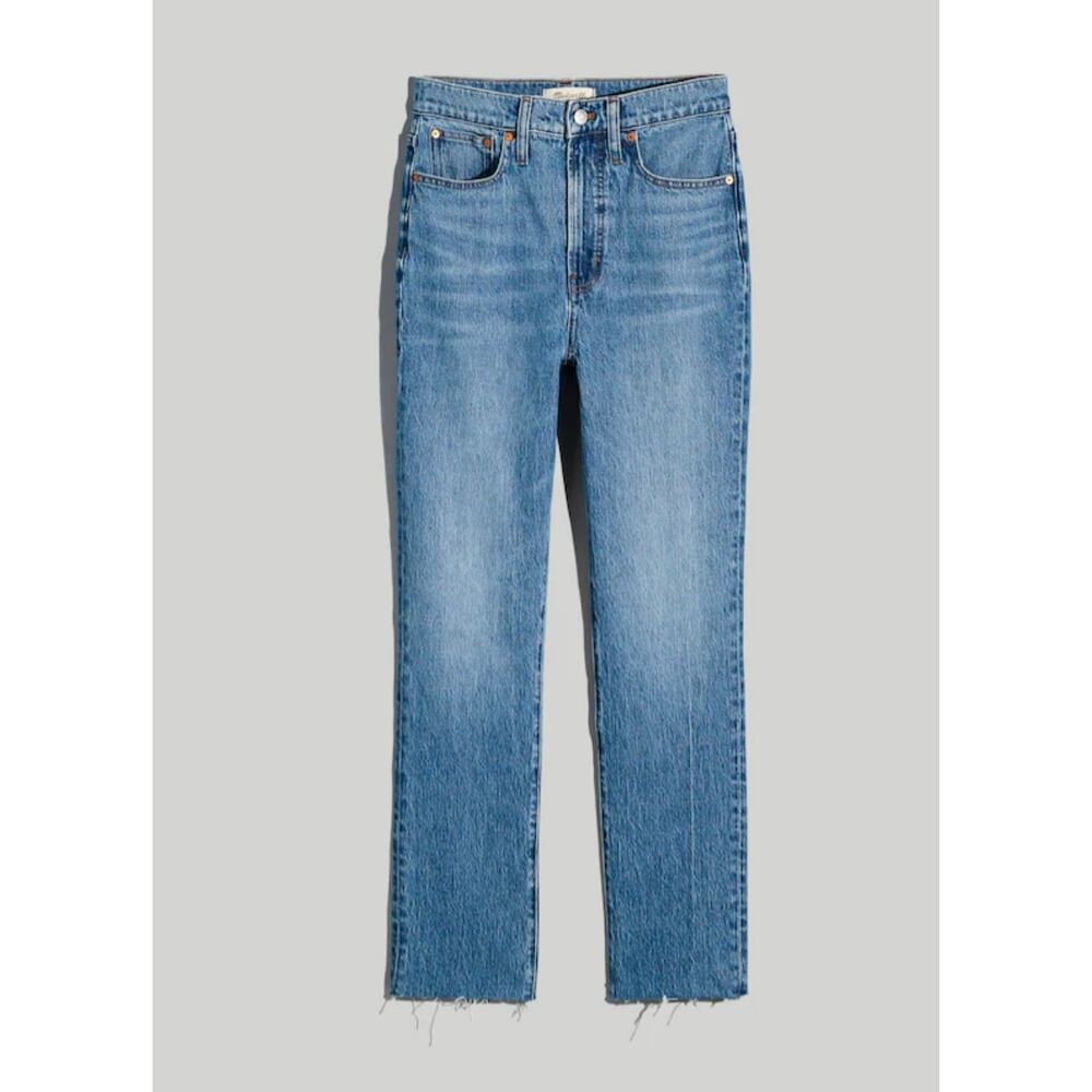Madewell The Perfect Vintage Jean in Earlside Wash: Raw-Hem Edition Sz 25